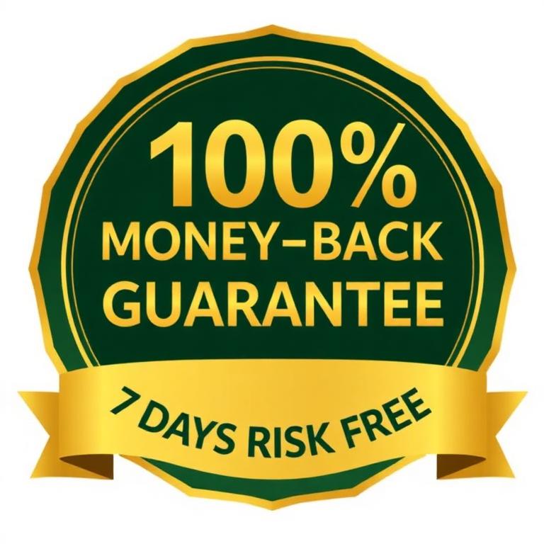 100% Money-Back Guarantee — 7-day risk-free refund